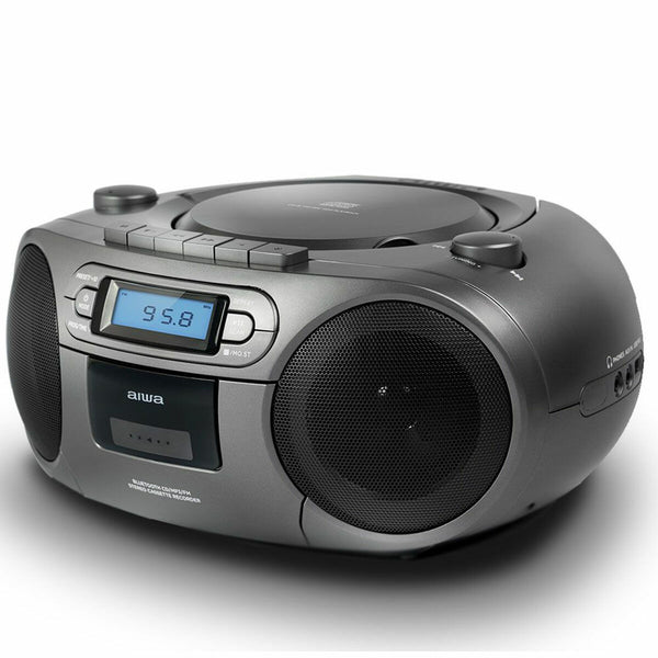 Audio-Kassette Aiwa BBTC-550MG Bluetooth Grau