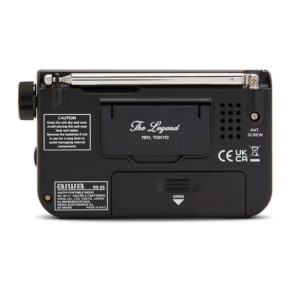 Tragbares Radio Aiwa AM/FM Schwarz