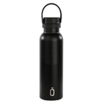 Thermosflasche F.C. Barcelona Black Schwarz Silikon Edelstahl