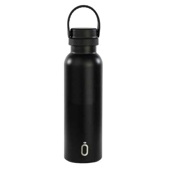 Thermosflasche F.C. Barcelona Black Schwarz Silikon Edelstahl