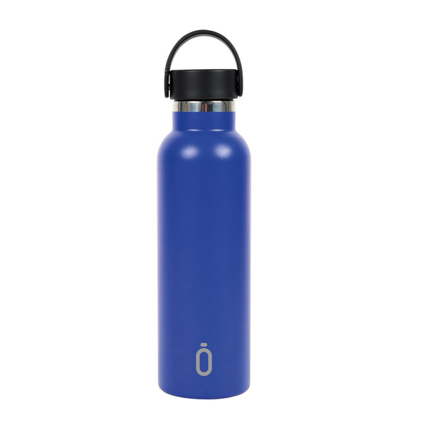 Thermosflasche Safta Azul reflex Blau Silikon Edelstahl