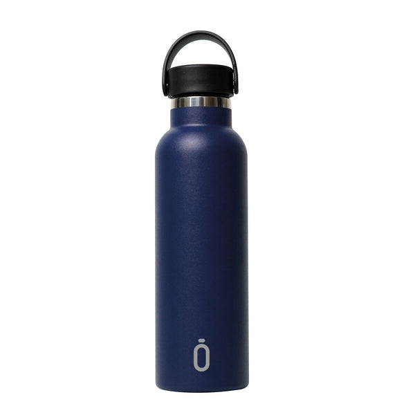Thermosflasche Safta Marino Marineblau Silikon Edelstahl