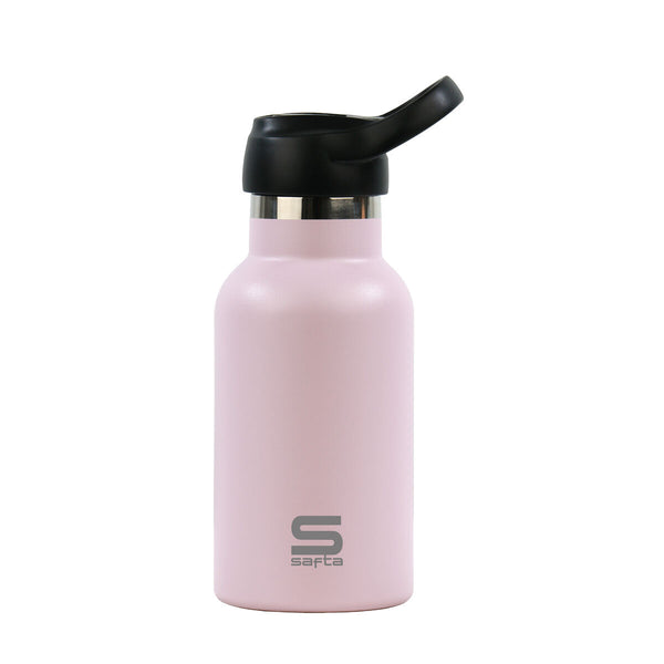 Thermosflasche Safta Rosa empolvado Rosa Silikon Edelstahl