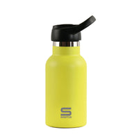 Thermosflasche Safta Lima Neongrün Silikon Edelstahl