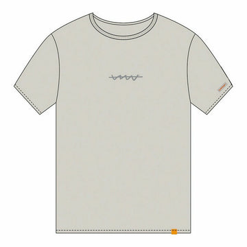 Kurzarm-T-Shirt Cállate la Boca   Beige
