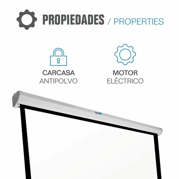 Elektrische Panorama-Leinwand iggual PSIPS184