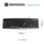 Tastatur iggual QWERTY USB Schwarz Qwerty Spanisch