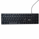 Tastatur iggual CK-FRAMELESS-105T Schwarz