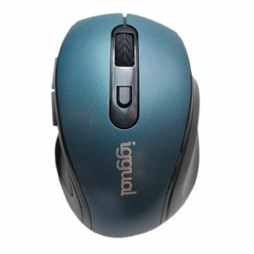 Mouse iggual ERGONOMIC-M Blau Schwarz/Blau Bunt