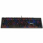 Tastatur iggual OBSIDIAN RGB Schwarz Qwerty Spanisch