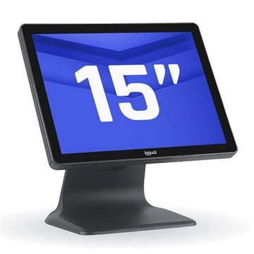 Alles-In-Einem iggual TPV AIO 15" J4125 4GB + 128GB 6USB 15" Intel Celeron J4125 4 GB RAM 128 GB SSD
