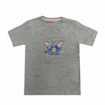 Kurzarm-T-Shirt für Kinder Rox Butterfly Hellgrau