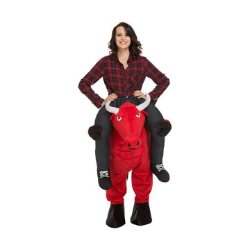 Verkleidung für Erwachsene My Other Me Ride-On Rot Stier Einheitsgröße