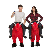 Verkleidung für Erwachsene My Other Me Ride-On Rot Stier Einheitsgröße