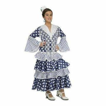 Verkleidung für Kinder My Other Me Flamenco-Tänzerin Blau 5-6 Jahre