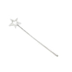 Stab My Other Me Silber Stern (35 x 7,5 cm)