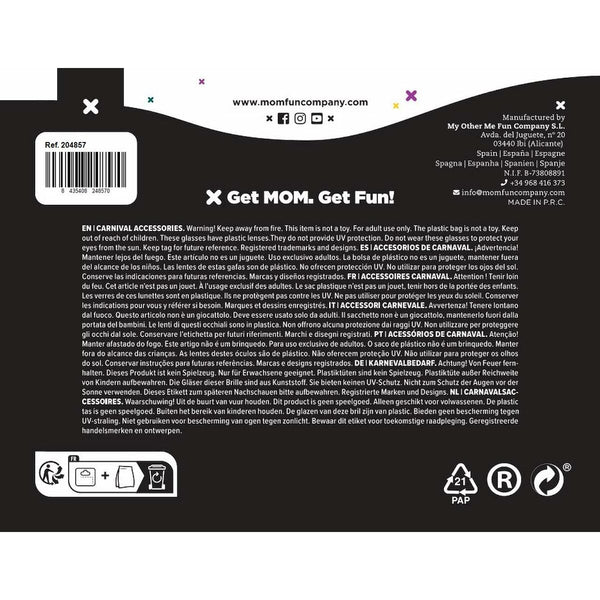 Brillen My Other Me Steampunk Schwarz