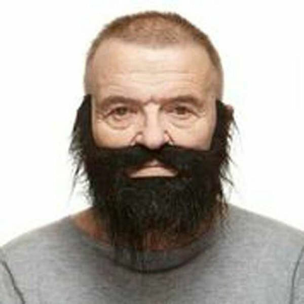 Falscher Bart My Other Me Schwarz