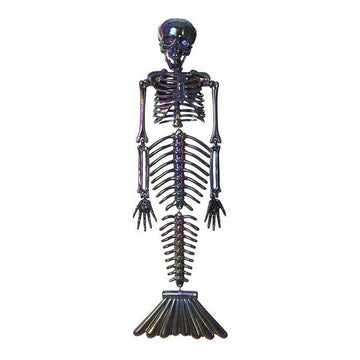 Halloween-Dekoration My Other Me Skelett Sirene Verchromt (37 cm)