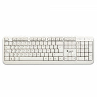 Tastatur NGS Spike Weiß Qwerty Spanisch