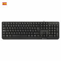 Tastatur NGS NGS-KEYBOARD-0344 Schwarz