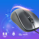 Optische Maus NGS NGS-MOUSE-1091 Grau 1200 DPI