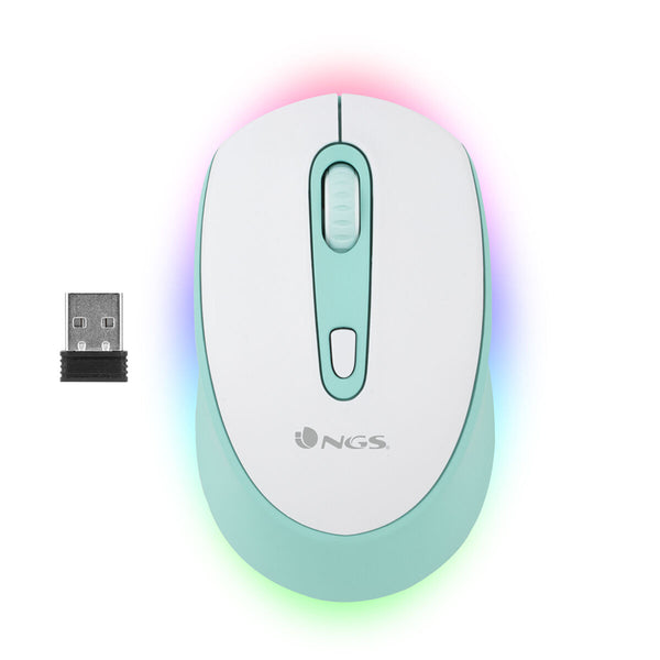 Mouse NGS SMOG-RB MINT grün 1600 dpi Wireless