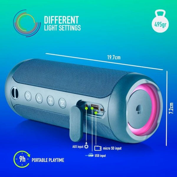 Tragbare Bluetooth-Lautsprecher NGS ROLLERFURIA2BLUE
