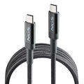USB-C zu USB-C-Kabel NGS KNOT100W-2 Schwarz 2 m