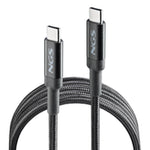 USB-C zu USB-C-Kabel NGS KNOT100W-2 Schwarz 2 m