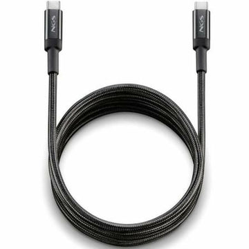 USB-C zu USB-C-Kabel NGS KNOT100W-3 Schwarz 3 m