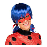 Perücke Ladybug Blau