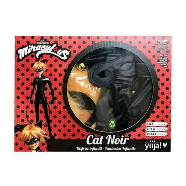 Verkleidung für Kinder Cat Noir My Other Me Schwarz