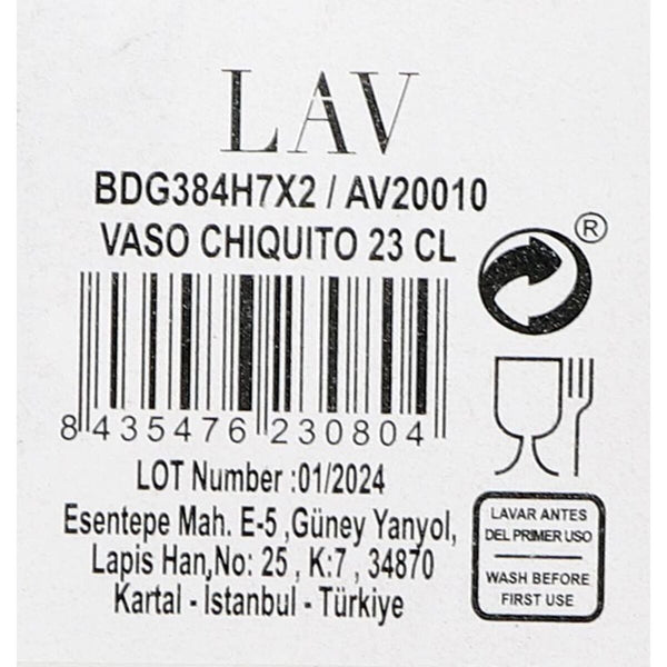 Trinkglas LAV Bodega Glas
