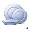 Geschirr-Set Duralex Lys Blau 12 Stücke (2 Stück)