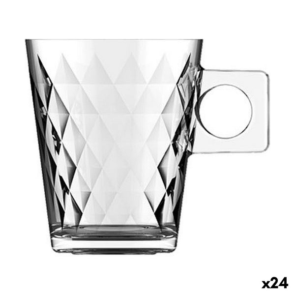 Satz von Kaffeetassen Inde Lima diamante 3 Stücke (24 Stück)
