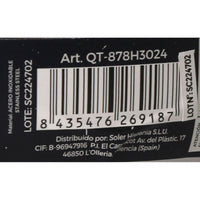 Kasserolle mit Glasabdeckung Quttin 2,2 L Ø 24 x 6 cm