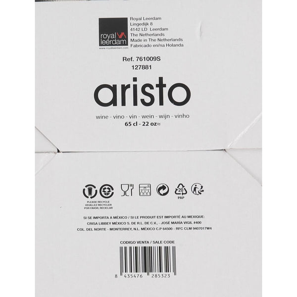 Weinglas-Set Inde Aristo 650 ml 6 Stücke