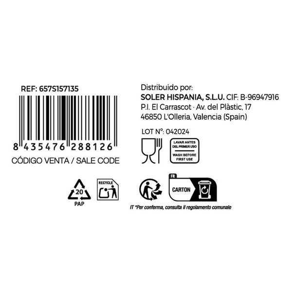 Gläsersatz Inde Sensation 630 ml 6 Stücke