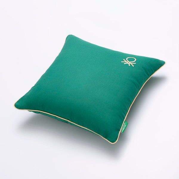 Kissen Benetton Rainbow grün 45 x 45 cm