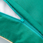 Kissen Benetton Rainbow grün 45 x 45 cm