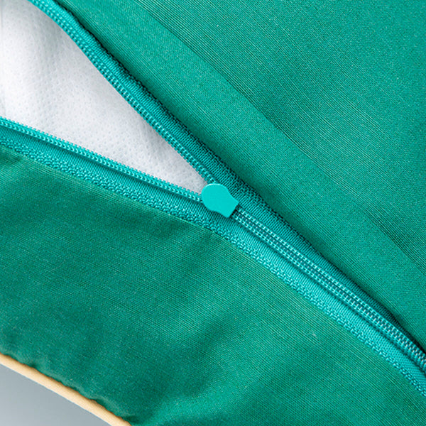 Kissen Benetton Rainbow grün 45 x 45 cm