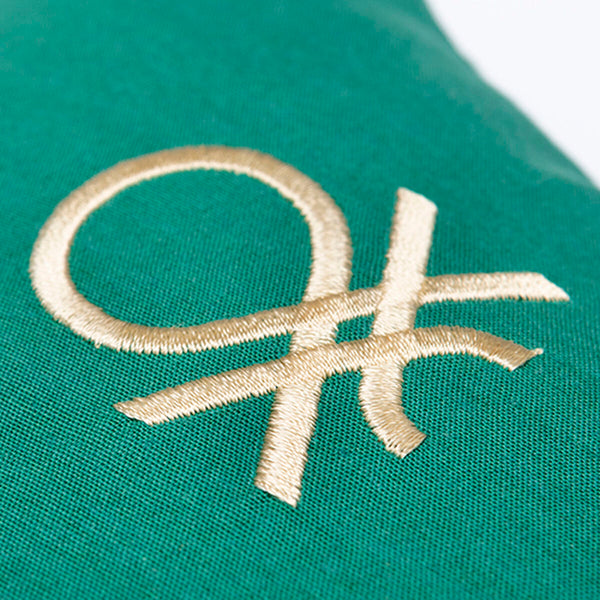 Kissen Benetton Rainbow grün 45 x 45 cm