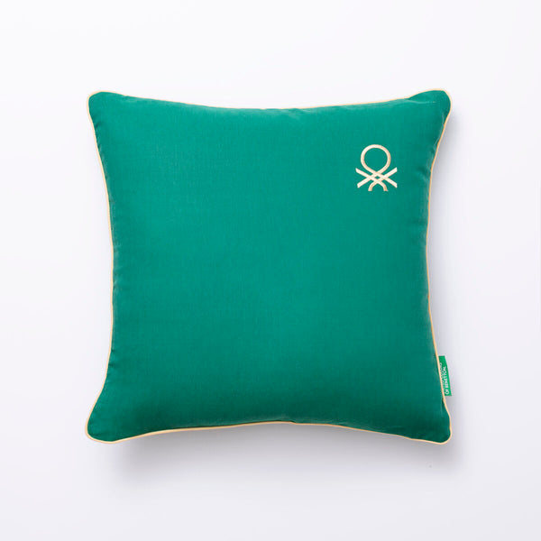 Kissen Benetton Rainbow grün 45 x 45 cm