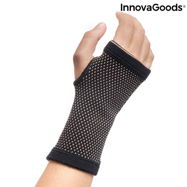 Handgelenkband aus Kupfer und Bambuskohle Wristcare InnovaGoods