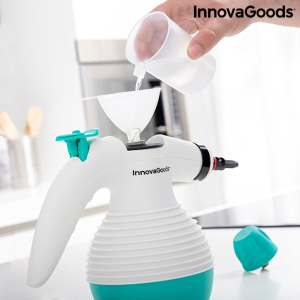 9 in 1 Mehrzweck Handdampfreiniger mit Zubehör Steany InnovaGoods   0,35 L 3 Bar 1000W 1000 W (Restauriert A)