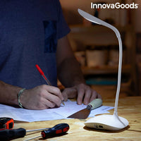 Wiederaufladbare Touch-LED-Tischlampe InnovaGoods Lum2Go Weiß ABS Kunststoff (Restauriert A)