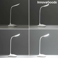 Wiederaufladbare Touch-LED-Tischlampe InnovaGoods Lum2Go Weiß ABS Kunststoff (Restauriert A)