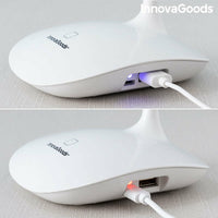 Wiederaufladbare Touch-LED-Tischlampe InnovaGoods Lum2Go Weiß ABS Kunststoff (Restauriert A)