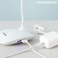 Wiederaufladbare Touch-LED-Tischlampe InnovaGoods Lum2Go Weiß ABS Kunststoff (Restauriert A)
